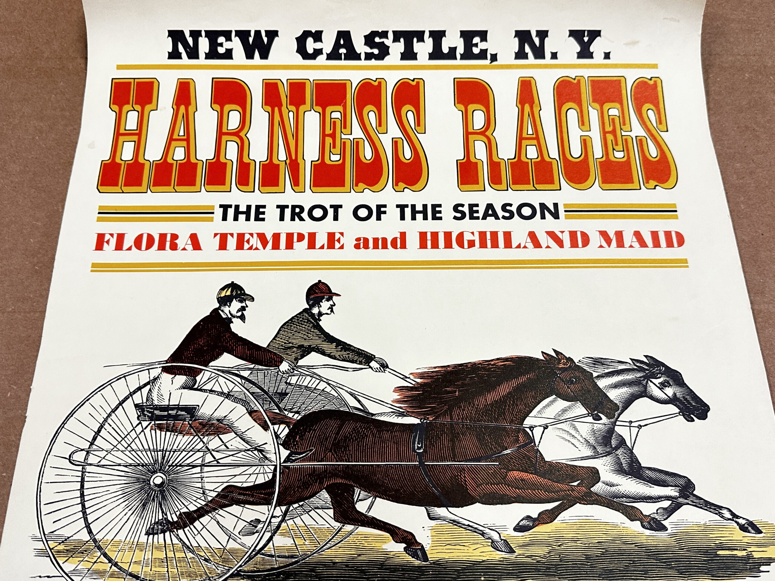 New Castle NY Harness Racing Print